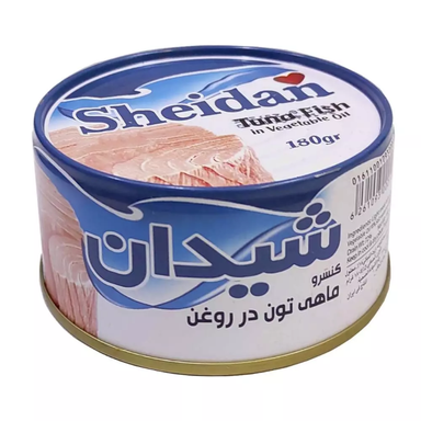 کنسرو ماهی تون در روغن شیدان وزن 180 گرم
