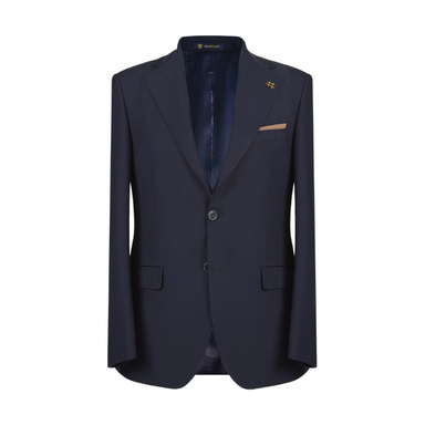 کت و شلوار ژیله دورو مور کد 1449 رنگ سرمه‌ ای