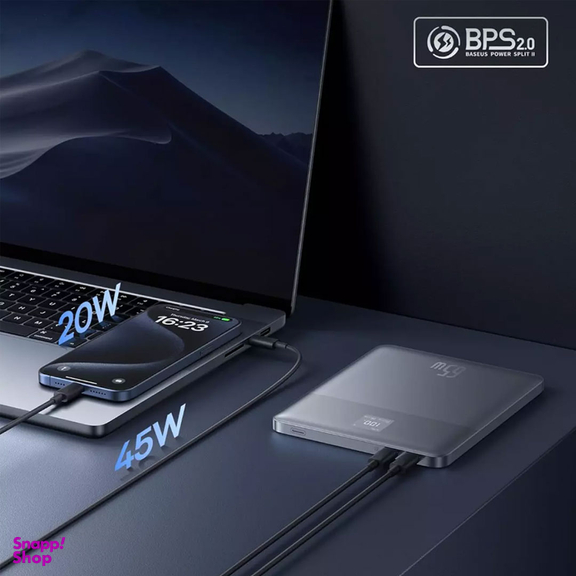 پاوربانک 65 وات 12000 میلی آمپر بیسوس مدل PPBLD2-65