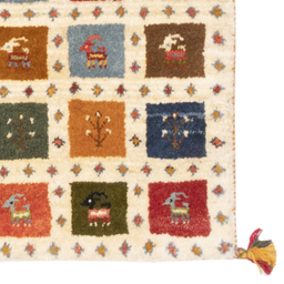 گبه دستباف سی پرشیا کد 122573 سایز 1.25x0.85 متر