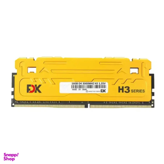 رم دسکتاپ DDR4 تک کاناله 3000 مگاهرتز CL15 فدک مدل H3 ظرفیت 8 گیگابایت