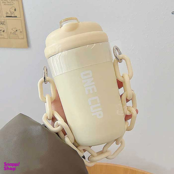 تراول ماگ زنجیر دار مدل one cup گنجایش ۴۸۰ میلی لیتر