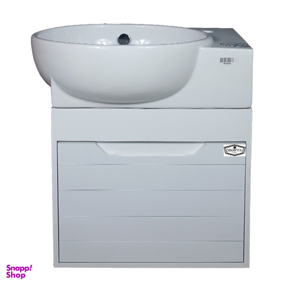 ست روشویی و کابینت مروا کابین مدل بیضی 52