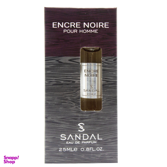 عطر جیبی مردانه صندل مدل ENCRE NOIRE حجم 25 میلی لیتر