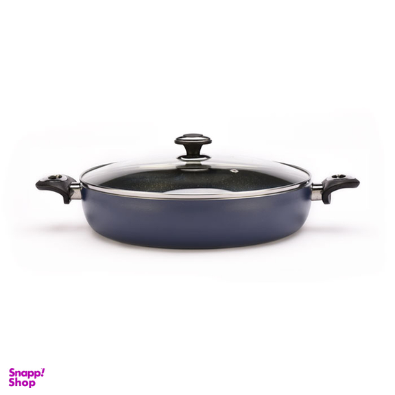 تابه دو دسته درب دار زرساب مدل گرانیتا سایز 32