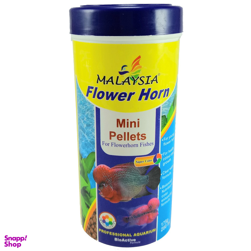 غذای ماهی مالزی مدل Flower Horn وزن 175 گرم