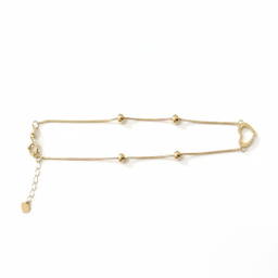 دستبند طلا 18 عیار زنانه مدل قلب کد S04