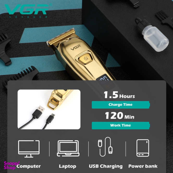 ماشین اصلاح مو سر و صورت وی جی ار مدل V-965