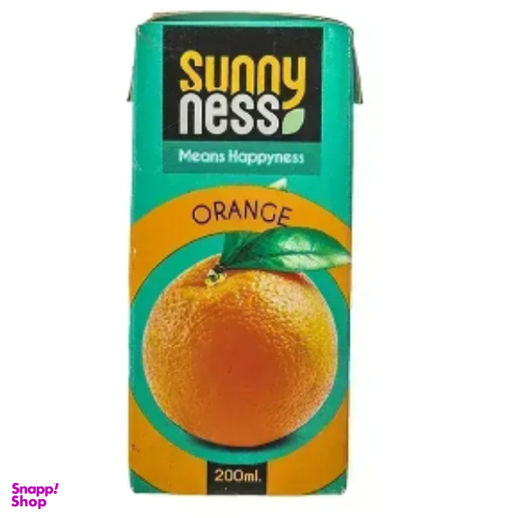 آبمیوه پرتقال سانی نس حجم 200 میلی لیتر