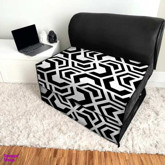 مبل تختخواب شو یک نفره نوپه هوم مدل مینیمال هندسی کد P1029