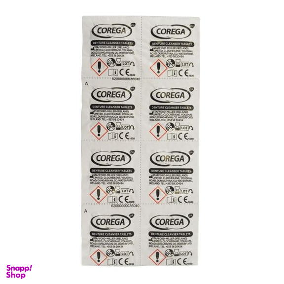 قرص تمیز کننده دندان مصنوعی کورگا مدل Bio Formel بسته 8 عددی