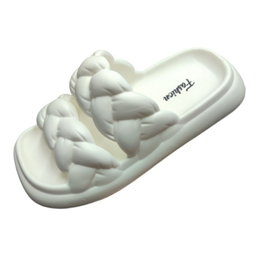 دمپایی زنانه پاپا مدل آهو کد 129619 رنگ سفید