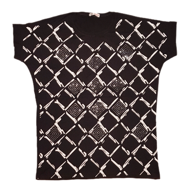 تیشرت زنانه کد 10100 رنگ مشکی