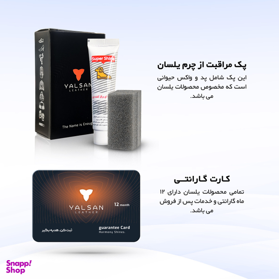 ست کیف و کفش زنانه چرم یلسان مدل Linda کد TARA-MRV-912-MSK