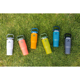 قمقمه استنلی مدل Iceflow Flip Straw Tumbler گنجایش 0.88 لیتر