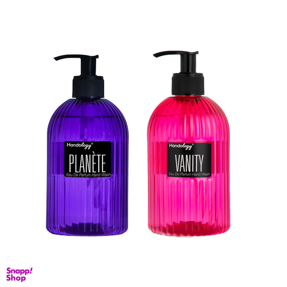 مایع دستشویی هندولوژی مدل planete vanity حجم 470 میلی لیتر مجموعه 2 عددی