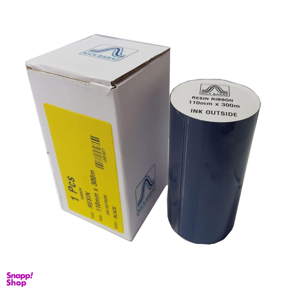 ریبون پرینتر نیک براز مدل RESIN 110mm x300m