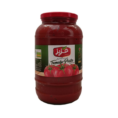 کنسرو رب گوجه فرنگی عزیز وزن 1250 گرم