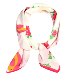 دستمال سر و گردن دخترانه مدل شاد طرح کارتونی کد 1060