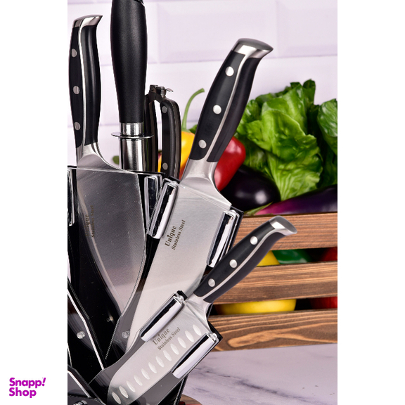 سرویس 8 پارچه چاقو آشپزخانه یونیک طرح 5 کد 5533