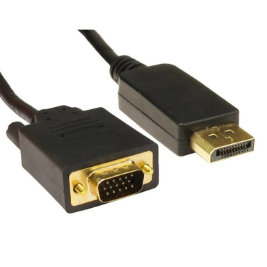 کابل DISPLAY به VGA دتکس پلاس مدل D107431 طول 1.8 متر