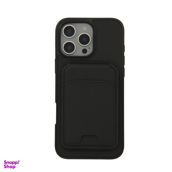 قاب گوشی موبایل اچ دی دی کدی مدل چرم مگسیف مناسب اپل iPhone 16 Pro Max به همراه جاکارتی