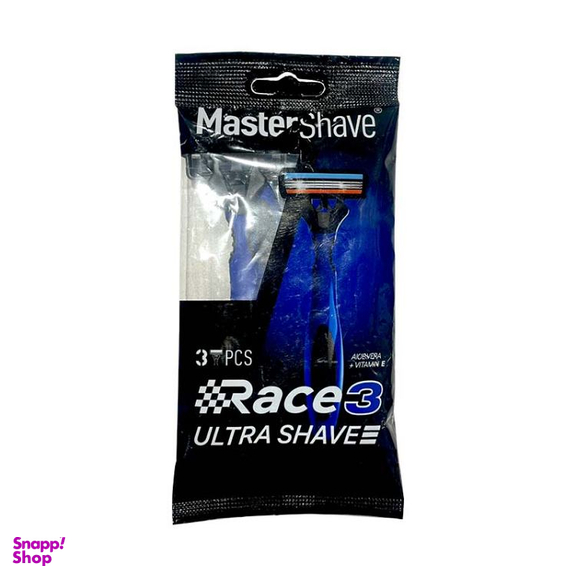 تیغ اصلاح مستر شیو مدل race 3 بسته 3 عددی