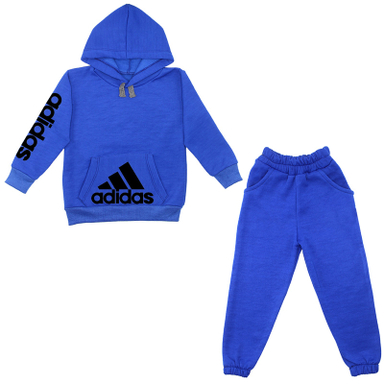 ست هودی و شلوار پسرانه مدل A115 رنگ آبی