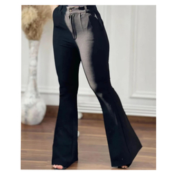 شلوار دمپا گشاد زنانه کد 4589 رنگ مشکی