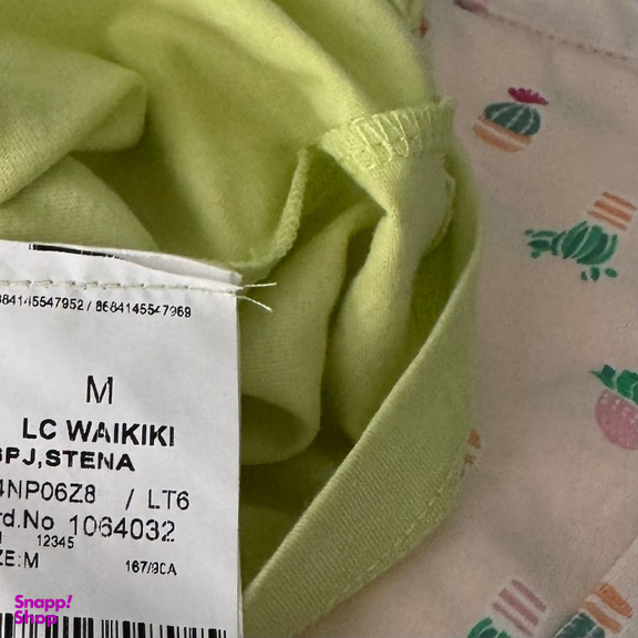 ست تاپ و شلوارک زنانه ال سی وایکیکی مدل tork3344