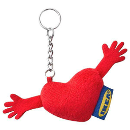 جاکلیدی ایکیا طرح قلب مدل EFTERTRADA