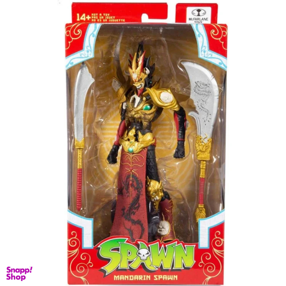 اکشن فیگور مک فارلین مدل اسپان Mandarin Spawn Scarlet Edge