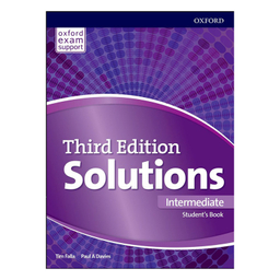 کتاب Solutions Intermediate 3rd Edition اثر Paul A.Davies and Tim Falla انتشارات آکسفورد به همراه سی دی