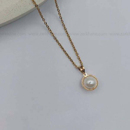 گردنبند طلا 18 عیار زنانه اپال گلد مدل مرواریدی 0170 0169