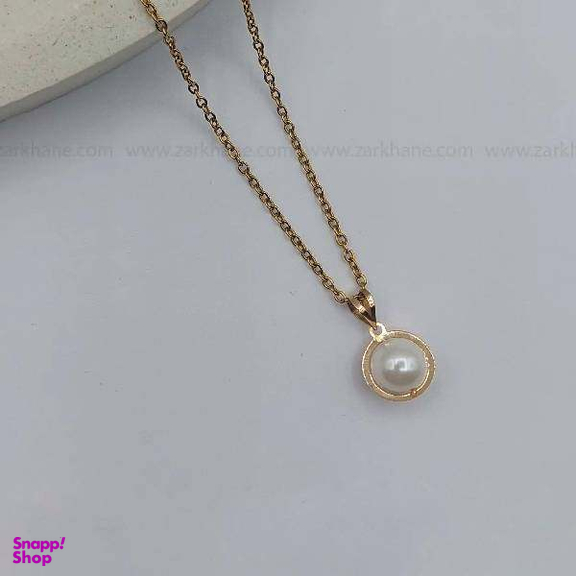 گردنبند طلا 18 عیار زنانه اپال گلد مدل مرواریدی 0170 0169