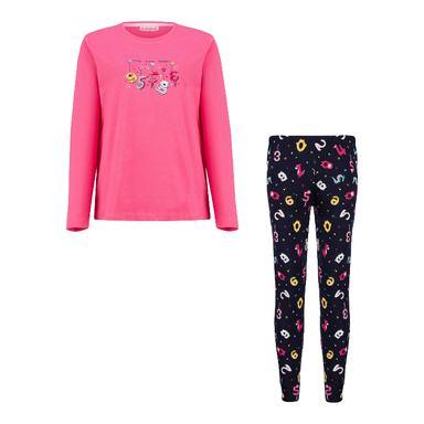 ست بلوز و شلوار راحتی زنانه کد 1041 رنگ صورتی