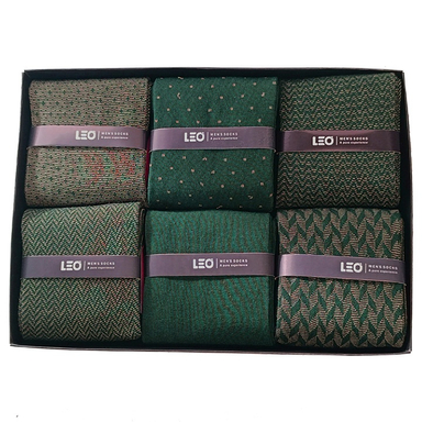 جوراب مردانه لئو کد 106 بسته ۶ عددی