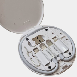 مجموعه کابل چند کاره Type-C ،USB، میکرو و لایتنینگ ارلدام مدل TC20 Data Cable Set