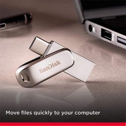 فلش مموری سن دیسک مدل Ultra Dual Drive Luxe ظرفیت 256GB