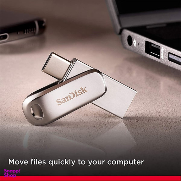 فلش مموری سن دیسک مدل Ultra Dual Drive Luxe ظرفیت 256GB