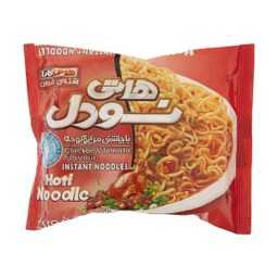 نودل مرغ و گوجه هاتی کارا وزن 77 گرم