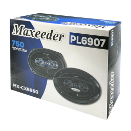 اسپیکر خودرو مکسیدر مدل PL6907 بسته دو عددی
