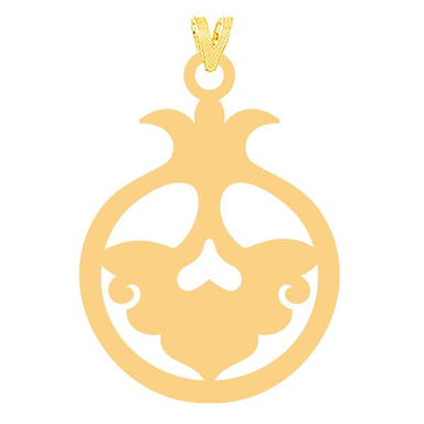 آویز گردنبند طلا 18 عیار زنانه کرابو مدل  یلدا Kr31701