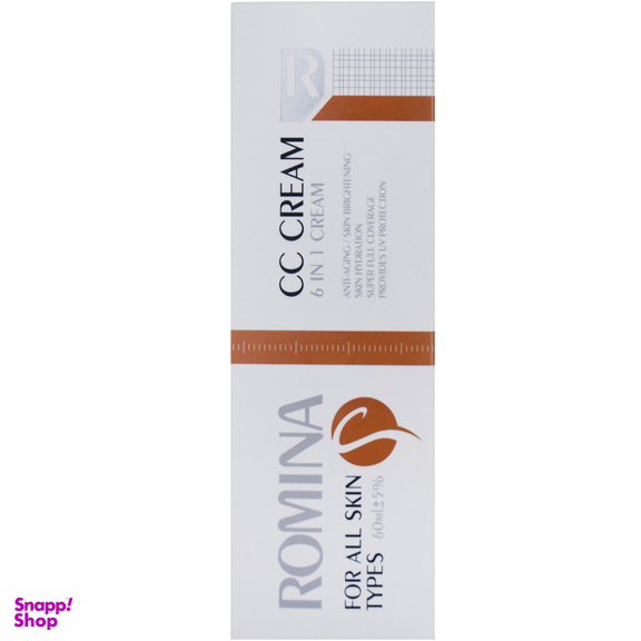 کرم پودر CC رومینا شماره 02 حجم 60 میلی لیتر