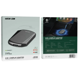 گیرنده سیستم صوتی خودرو گرین لاین مدل 2in1 carplay adaptor
