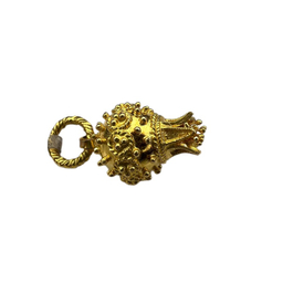 آویز گردنبند طلا 18 عیار زنانه مدل گل انار