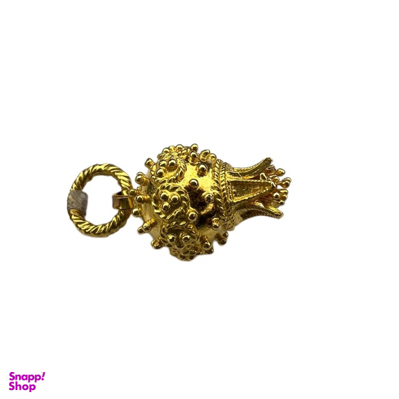 آویز گردنبند طلا 18 عیار زنانه مدل گل انار