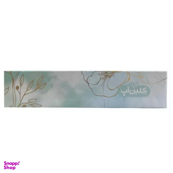 دستمال کاغذی جعبه ای 100 برگ کلین آپ مدل کلکسیون گل