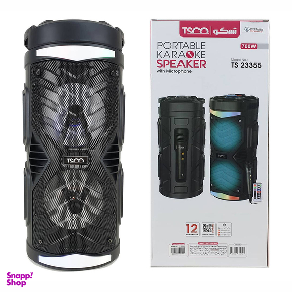 اسپیکر بلوتوثی قابل حمل تسکو مدل TS 23355