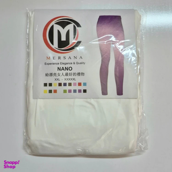 لگینگ زنانه مرسانا مدل نانو پنبه رنگ سفید